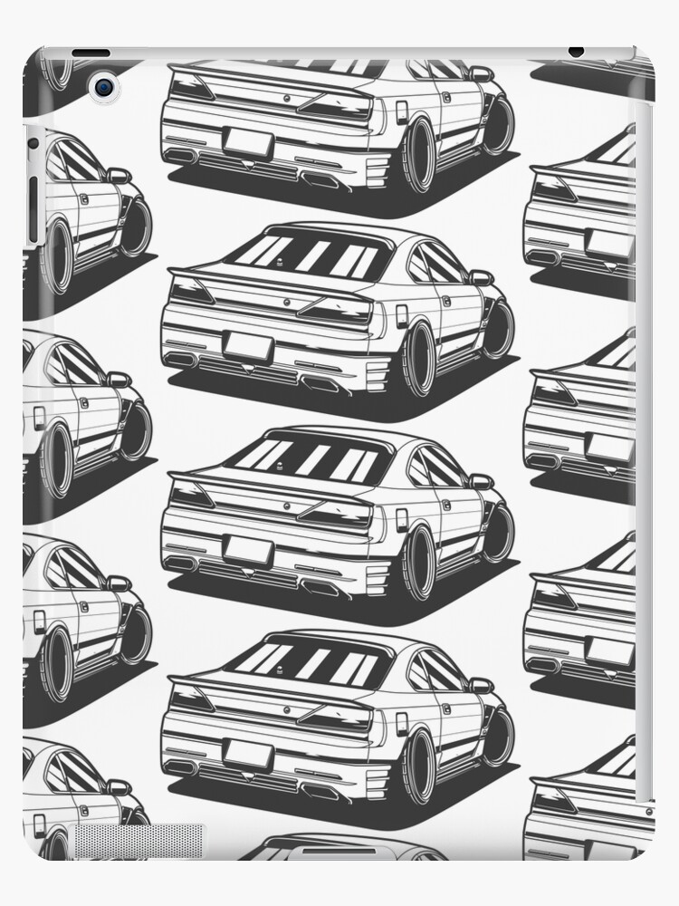 JDM Coloring Book : Features 45 pictures of Japanese Domestic Market cars  to color! (Paperback) 