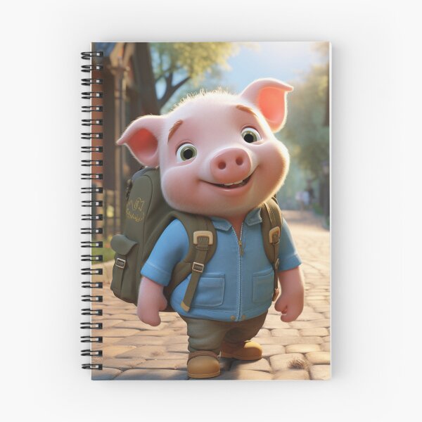 Artikelvorschau, Netter Schwein-Student entworfen und verkauft von CreativeShed.