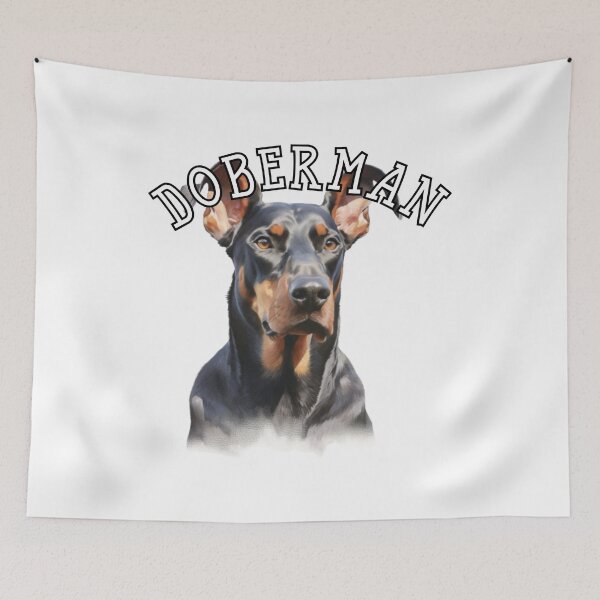 Item preview, natural ear Doberman designed and sold by Tee Studio.