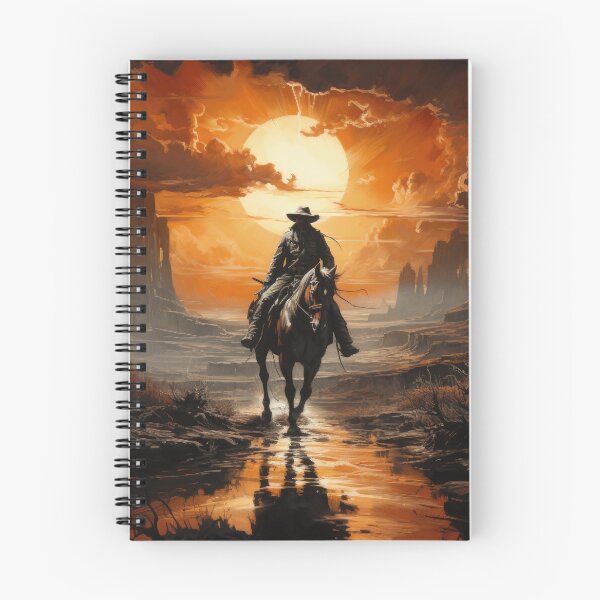Item preview, a cowboy riding a horse  digital paper designed and sold by moois007.