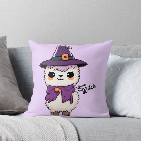 Item preview, Halloween Llama wearing a Witch Hat designed and sold by llamahuaska.