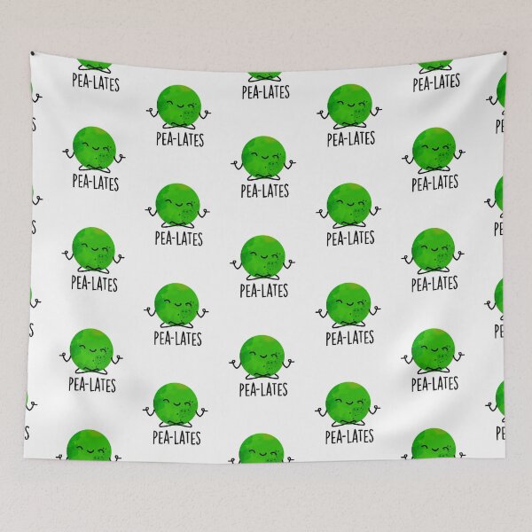 Item preview, Pea-lates Cute Pilates Pea Puns designed and sold by punnybone.