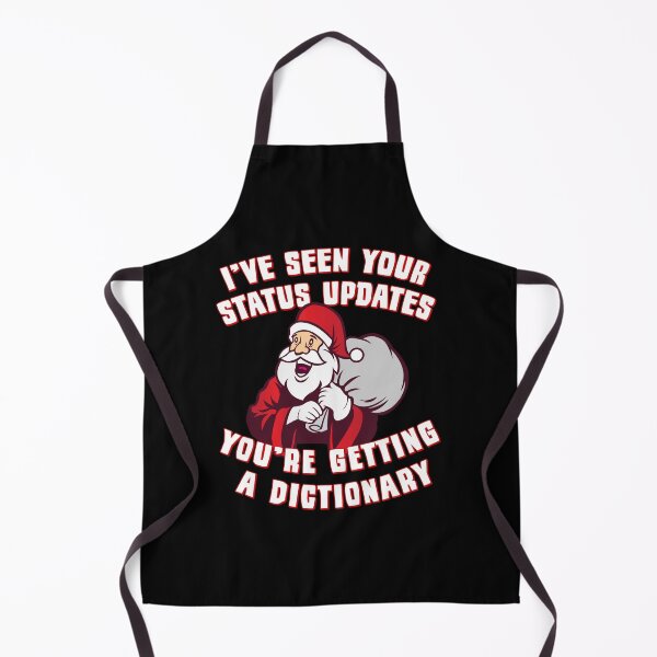 Item preview, I've Seen Your Status Updates Santa designed and sold by flippinsg.