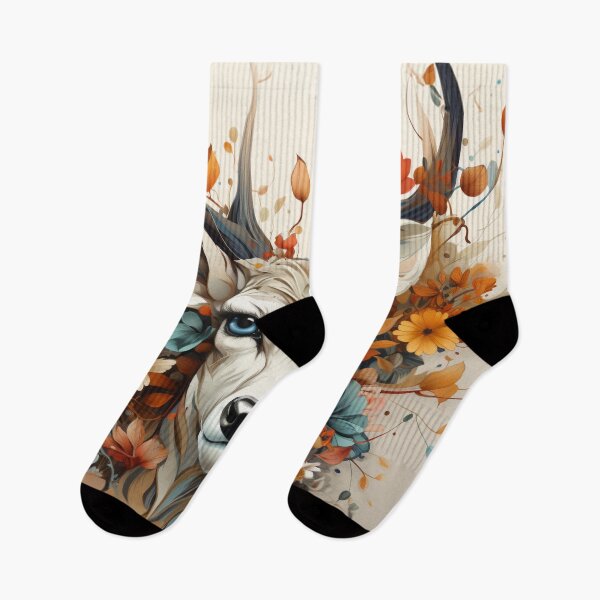 Item preview, Nature-Inspired Deer T-Shirt: Animal Kingdom Beauty at its Best designed and sold by PaintbrushPlace.