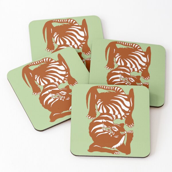 Item preview, GREEN AND BROWN THYLACINE  designed and sold by ncbennett.