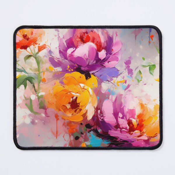 Item preview, Colorful Peonies Pallette Knife Technique designed and sold by junkydotcom.