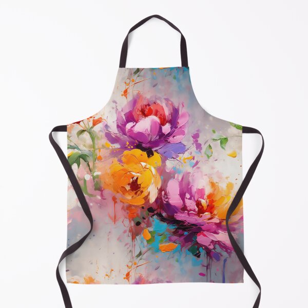 Item preview, Colorful Peonies Pallette Knife Technique designed and sold by junkydotcom.