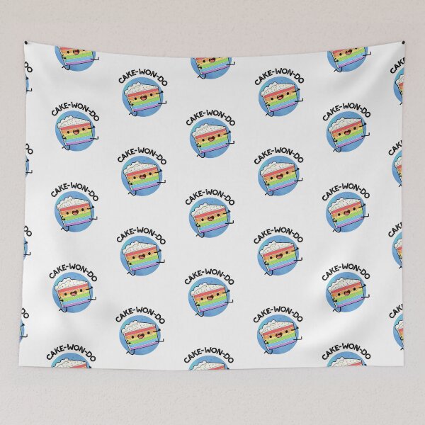 Item preview, Cake-won-do Funny Cake Puns designed and sold by punnybone.