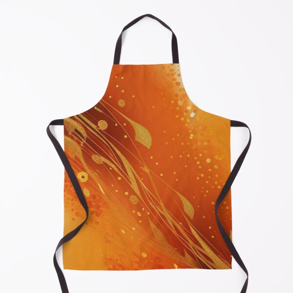 Item preview, Orange gold abstract designed and sold by Roxburylane.