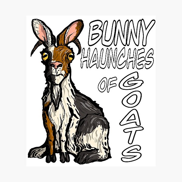 Item preview, Bunny Haunches of Goats designed and sold by Odd-vaark.
