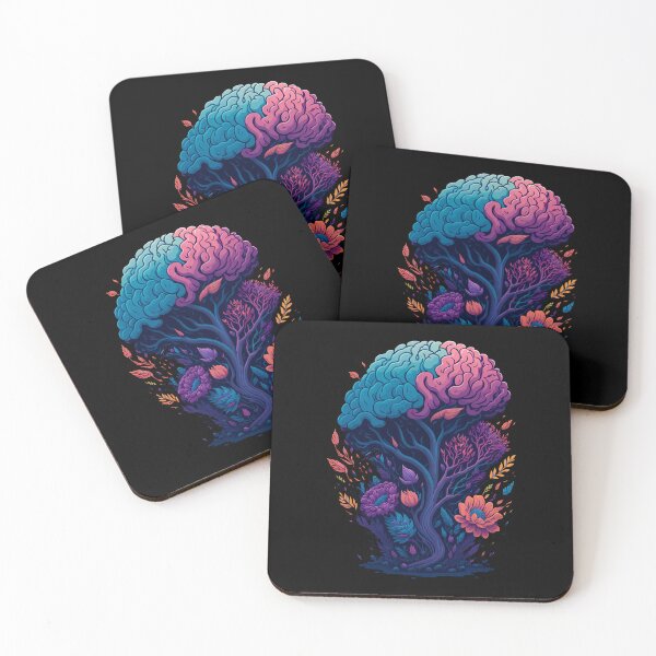 Item preview, Illustrationof A Colorful Brain designed and sold by Charliedwaley.