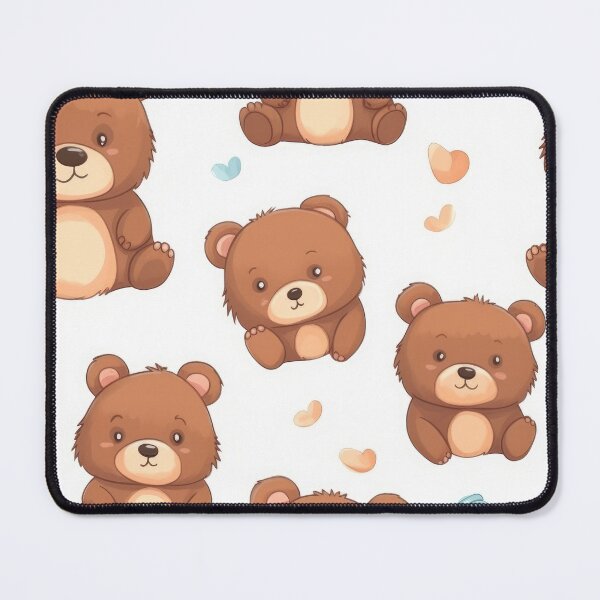 Item preview, simless cute little bear digital paper designed and sold by moois007.