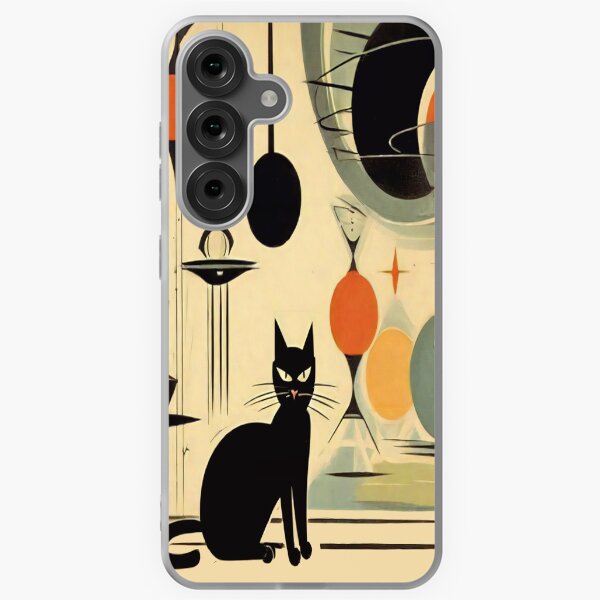 Item preview, Mid Century Atomic Cat Retro Charm Unleashed designed and sold by Tamas Das.