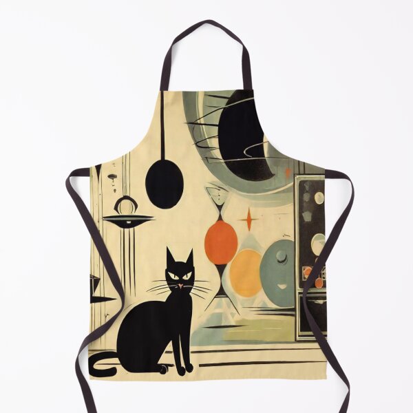 Item preview, Mid Century Atomic Cat Retro Charm Unleashed designed and sold by Tamas Das.