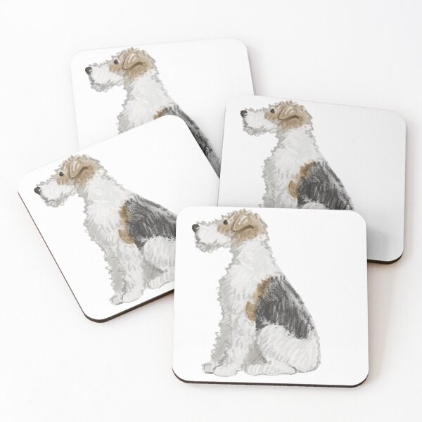 Item preview, Fox Terrier drawing designed and sold by elinaarbidane.