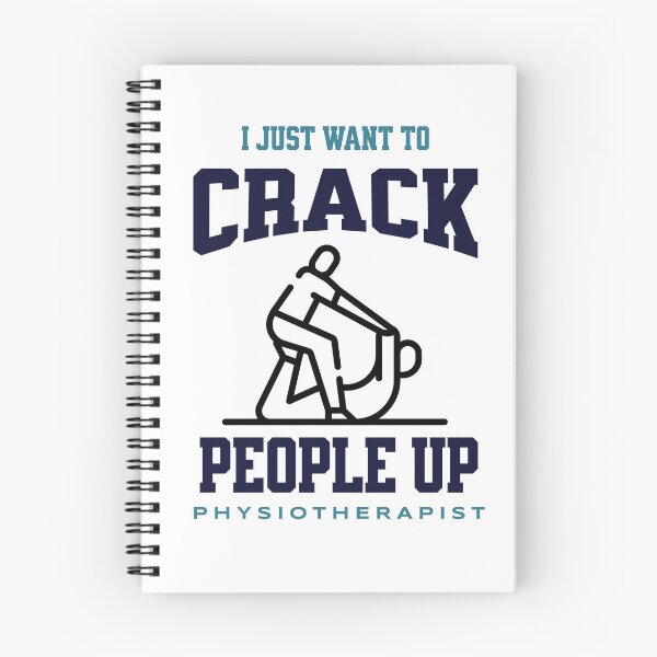 Item preview, Funny Physiotherapist Tshirt - I just want to crack people up designed and sold by RaianasHome.
