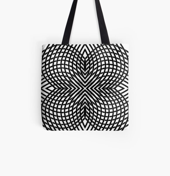 disk, disc, circumference, ring, round, periphery, circuit, coterie All Over Print Tote Bag