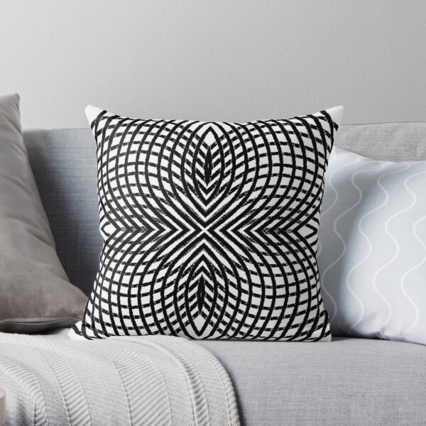 disk, disc, circumference, ring, round, periphery, circuit, coterie Throw Pillow