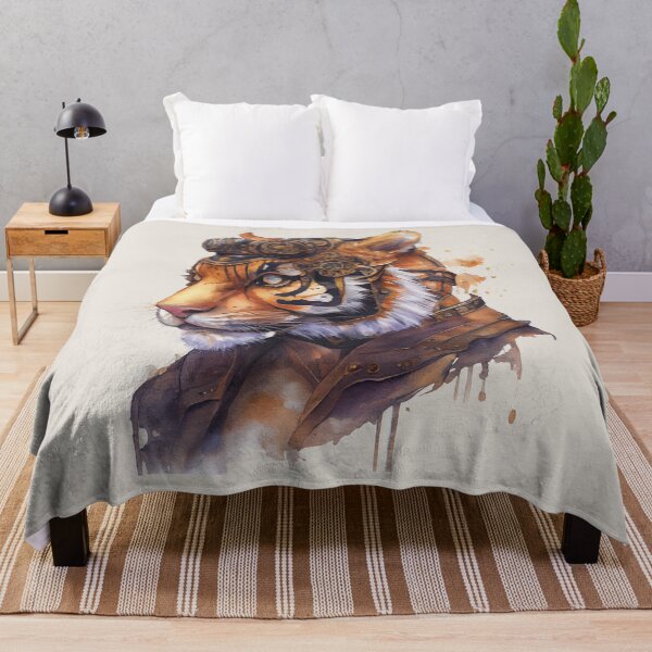 Item preview, Steampunk Tiger Portrait designed and sold by Sturdust.