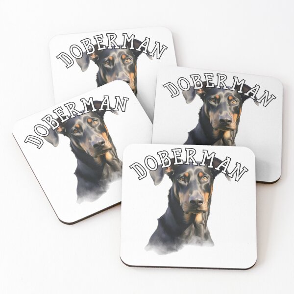 Item preview, natural ear Doberman designed and sold by Tee Studio.