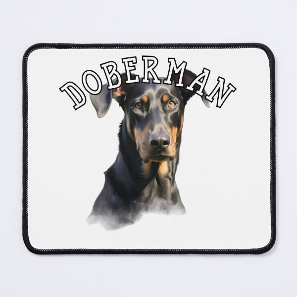 Item preview, natural ear Doberman designed and sold by Tee Studio.
