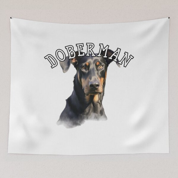 Item preview, natural ear Doberman designed and sold by Tee Studio.