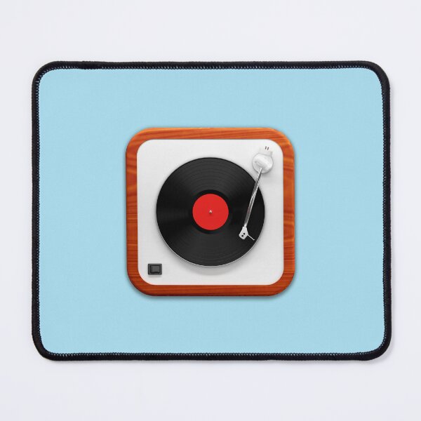 Item preview, Turntable Icon | White with a wooden border designed and sold by trepiu.