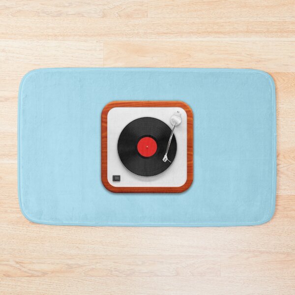 Item preview, Turntable Icon | White with a wooden border designed and sold by trepiu.