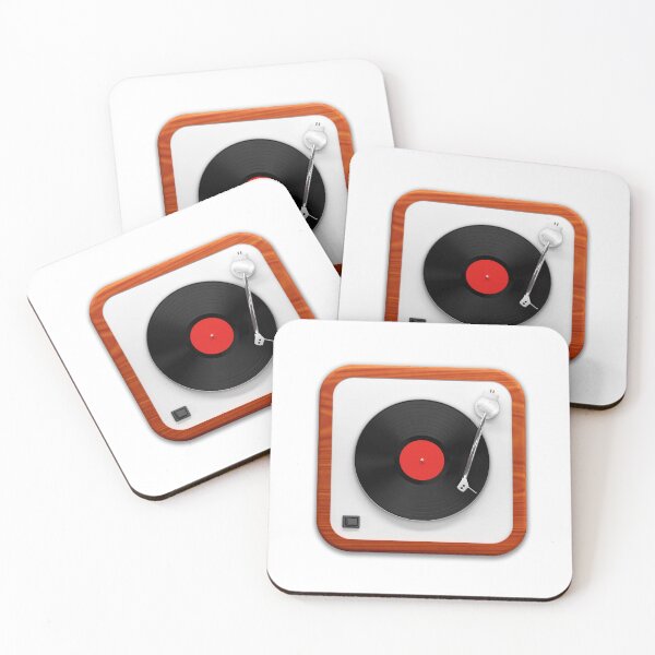 Item preview, Turntable Icon | White with a wooden border designed and sold by trepiu.