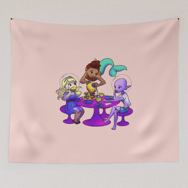 Item preview, Tea Party With a Mermaid designed and sold by Sarah Y..