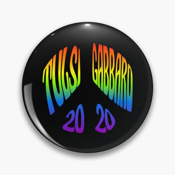 Item preview, Tulsi Gabbard Peace in 2020 Rainbow designed and sold by flippinsg.