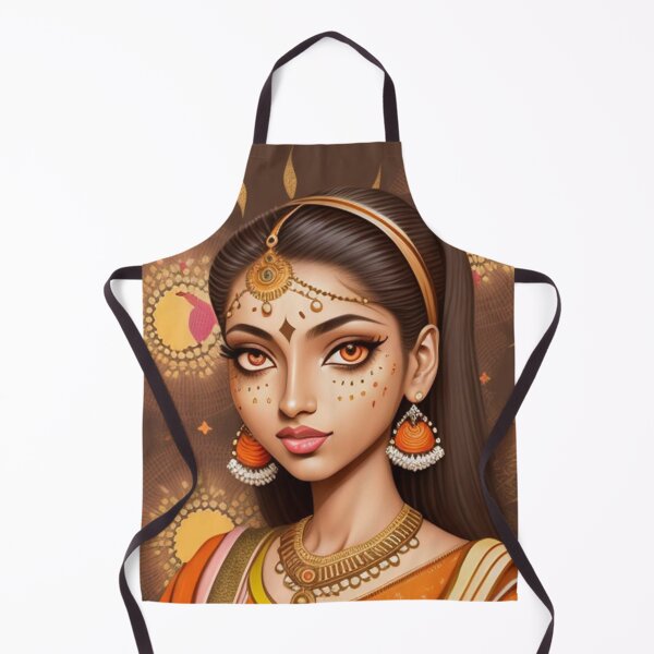 Item preview, Desi in gold and orange designed and sold by Roxburylane.