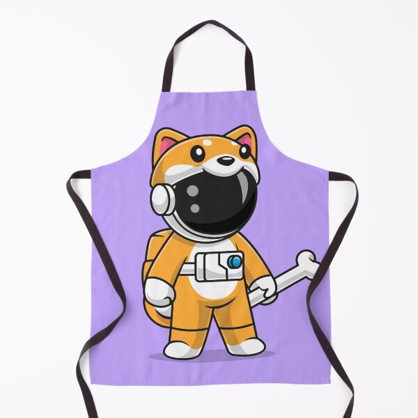 Item preview, Space Adventure with Shiba Astronaut: Cute Astronaut Wearing Dog Costume with Bone designed and sold by hjian8219.