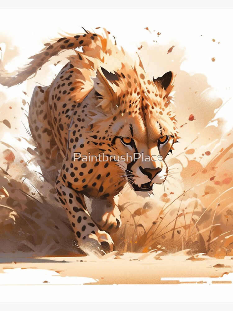 Cheetah Kings Table Runner - Night - Large
