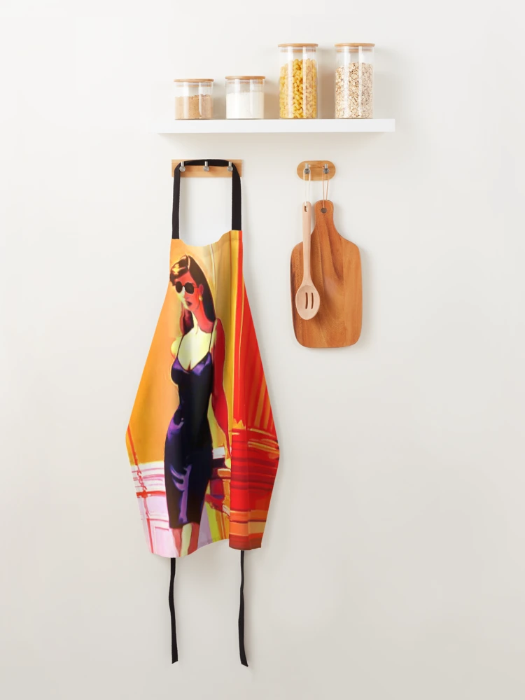 Thumbnail 4 of 6, Apron, Catching Some Rays designed and sold by Sanctum Icons.