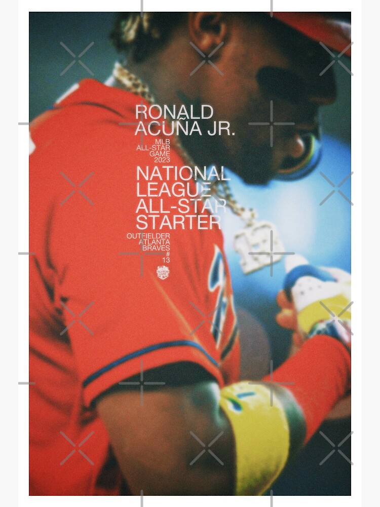 Ronald Acuña Jr. Braves 2023 All-Star Art Board Print for Sale by  thatposterboy