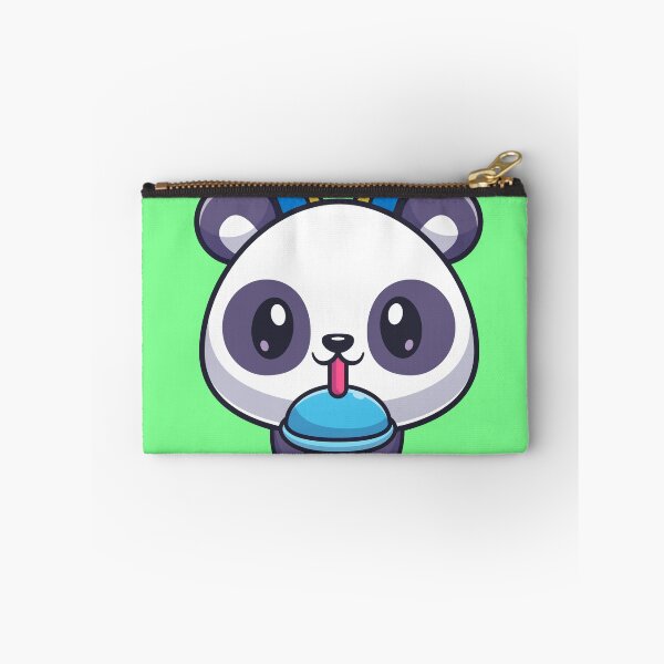 Item preview, Boba-Loving Panda: Cute Panda with a Boba Milk Tea Bag - Adorable Cartoon designed and sold by hjian8219.