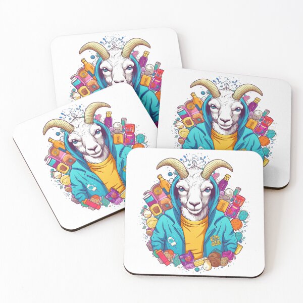 Item preview, This little goat is bleatfully happy designed and sold by cafegrafis.
