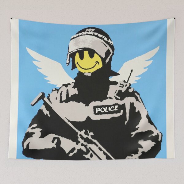 Item preview, Banksy Flying Copper designed and sold by robertvey.