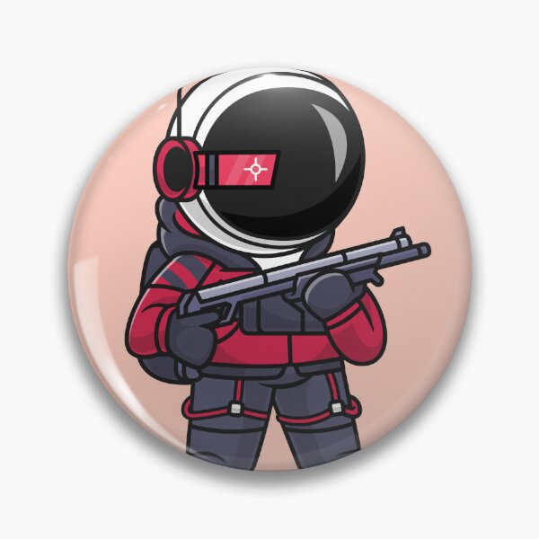Item preview, Astronaut Warrior: Cute Astronaut Military Holding - Cartoon Illustration designed and sold by hjian8219.
