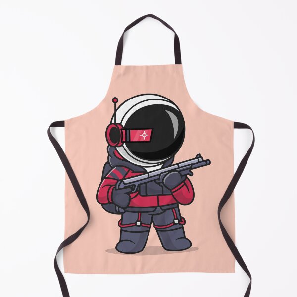 Item preview, Astronaut Warrior: Cute Astronaut Military Holding - Cartoon Illustration designed and sold by hjian8219.