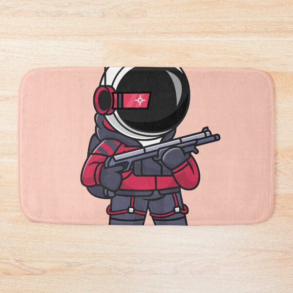 Item preview, Astronaut Warrior: Cute Astronaut Military Holding - Cartoon Illustration designed and sold by hjian8219.