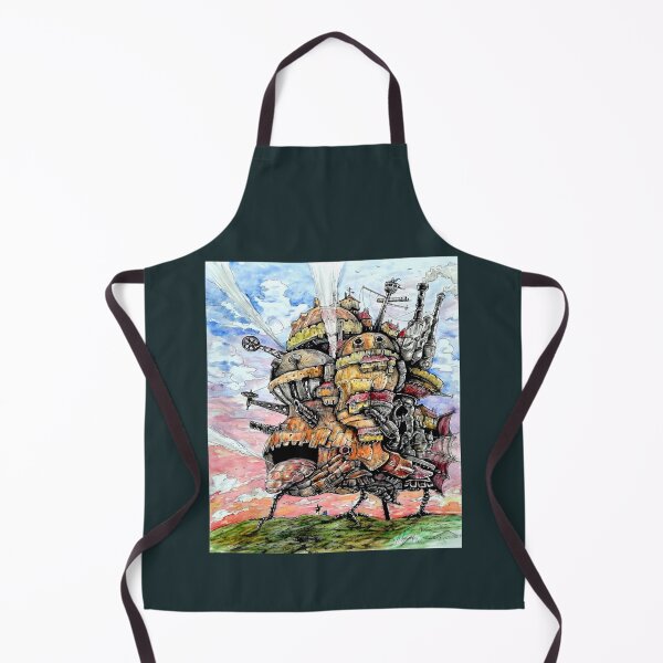 Item preview, Howls Howls Moving Castle ink and watercolor drawing designed and sold by EnderSlayton.