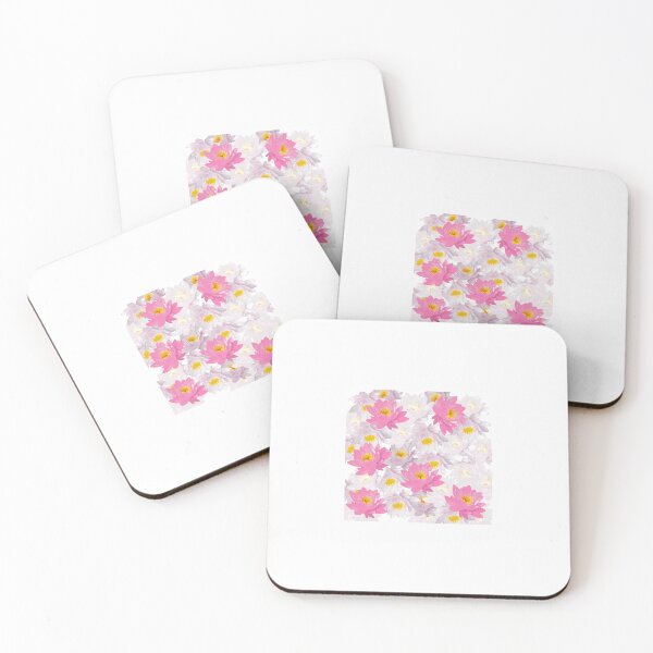 Item preview, Painted white and pink lilies designed and sold by FlowerandDesing.