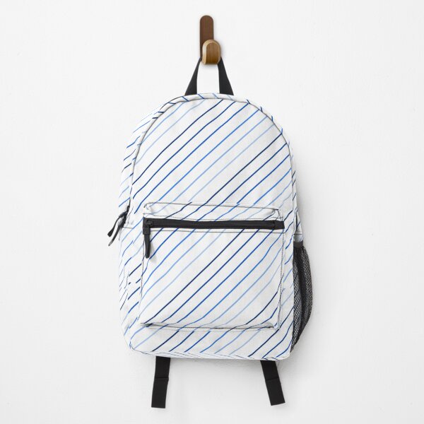 Item preview, Blue Pin Stripe on White, Blue Tones designed and sold by AASparksDesigns.