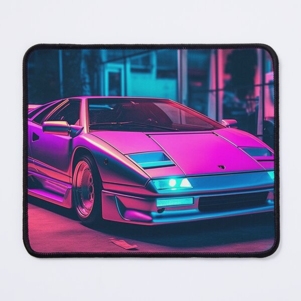 Item preview, Classic lamborghini diablo restomod vaporwave designed and sold by hyderchristina.