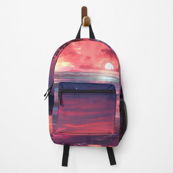 Item preview, A neon-lit beach scene designed and sold by Nickyayee.