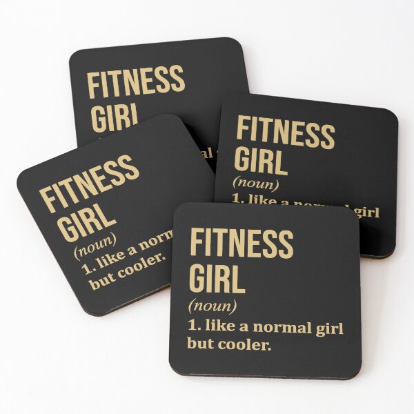 Item preview, Fitness Girl Definition in Gold designed and sold by XCIV.