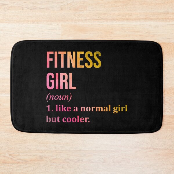 Item preview, Fitness Girl Definition in Watercolor designed and sold by XCIV.