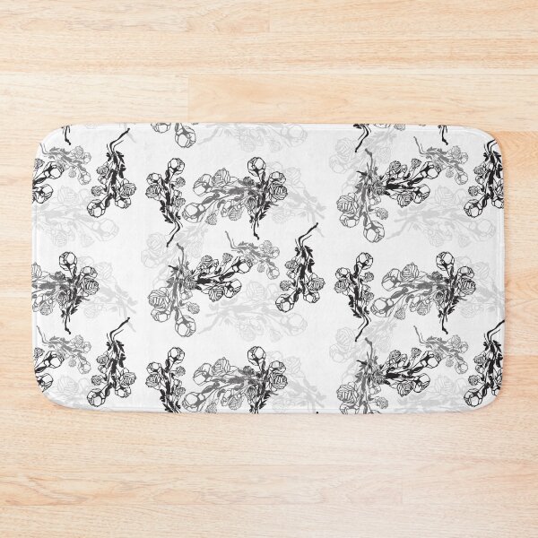 Item preview, Sketch of a rose on a branch designed and sold by FlowerandDesing.